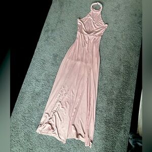 TOBI blush halter dress - M